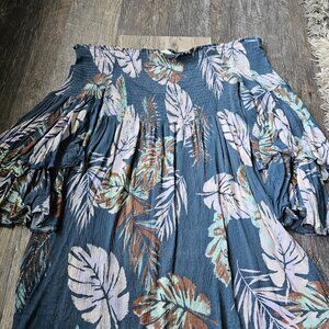 Floral Off Shoulder Dress NWOT